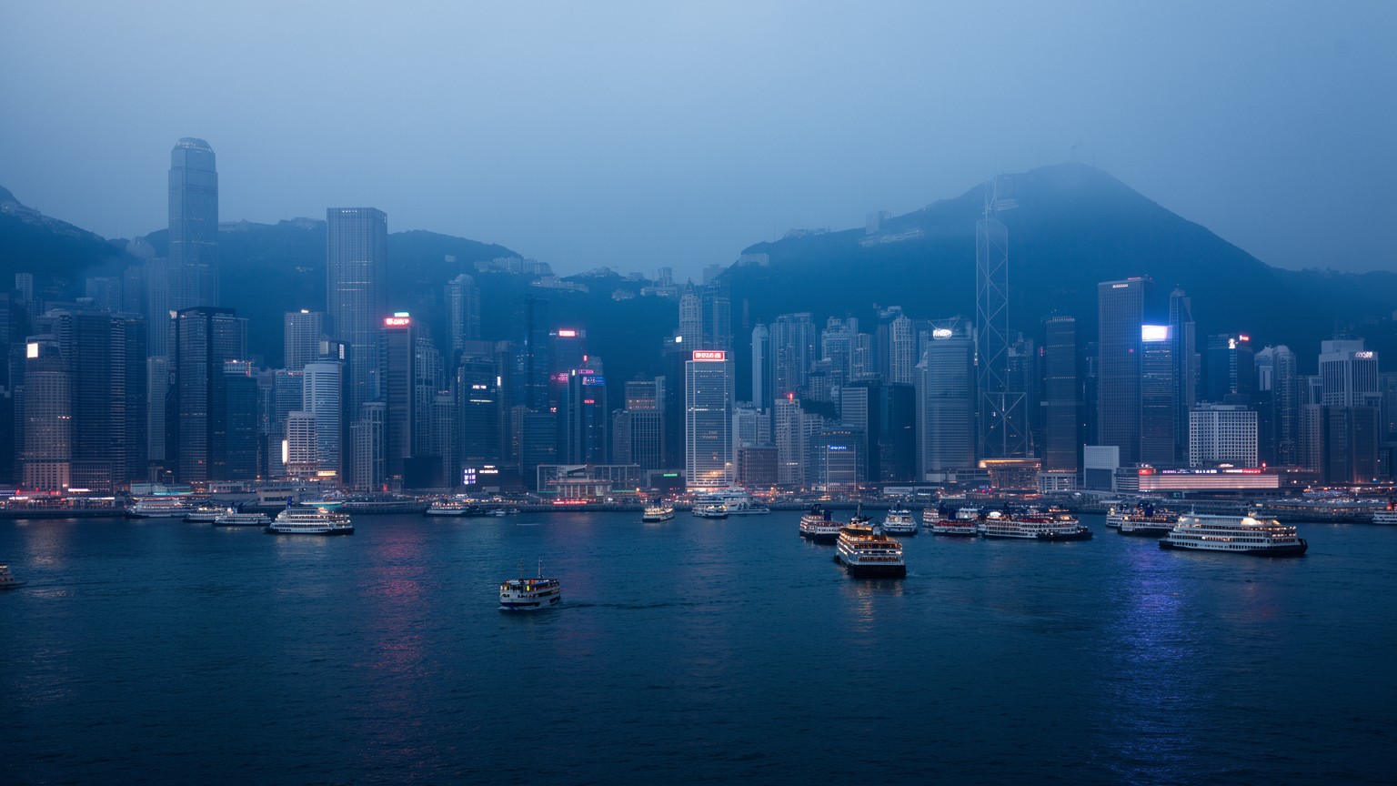 香港の都市景観