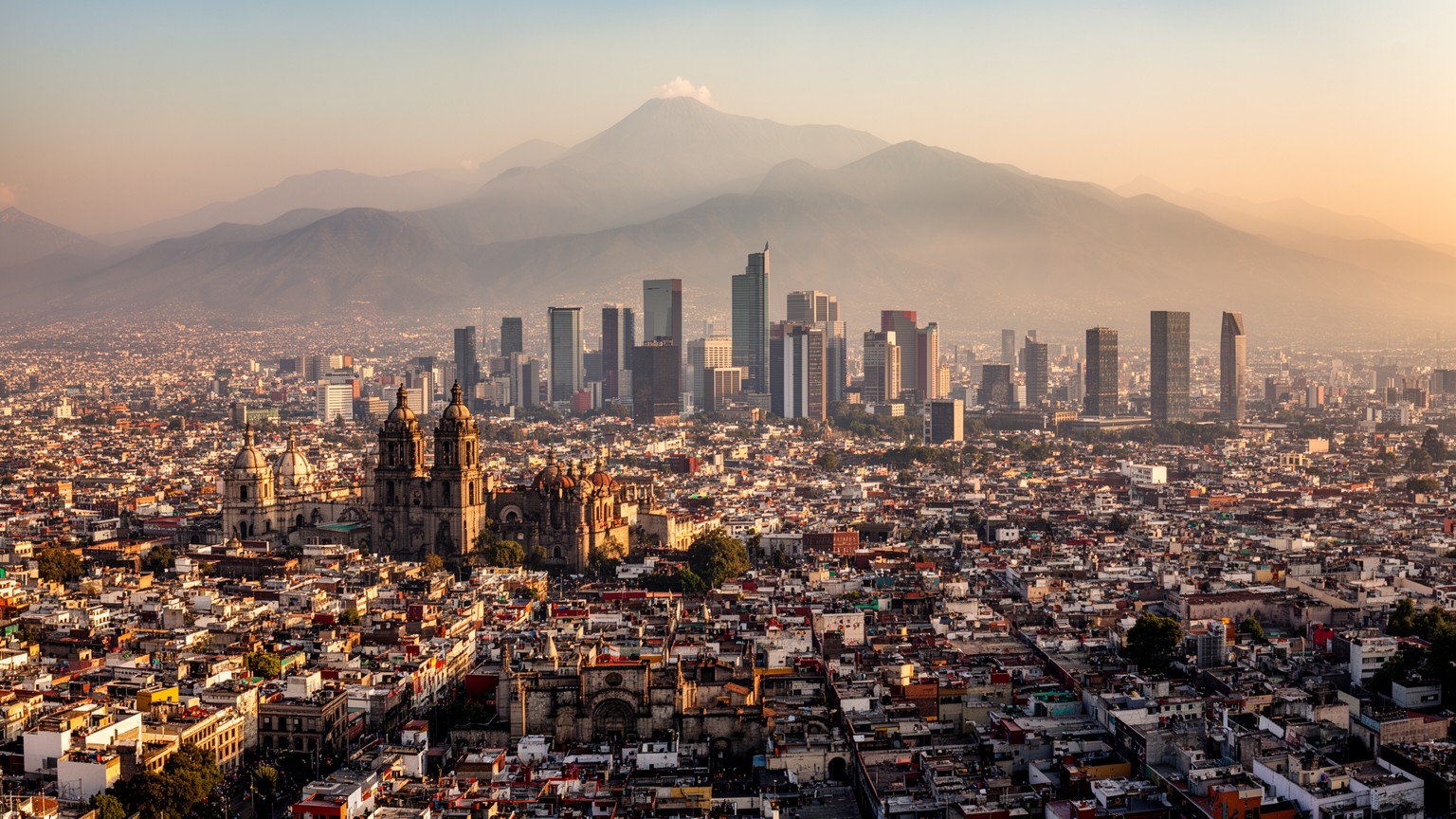 メキシコシティの都市景観
